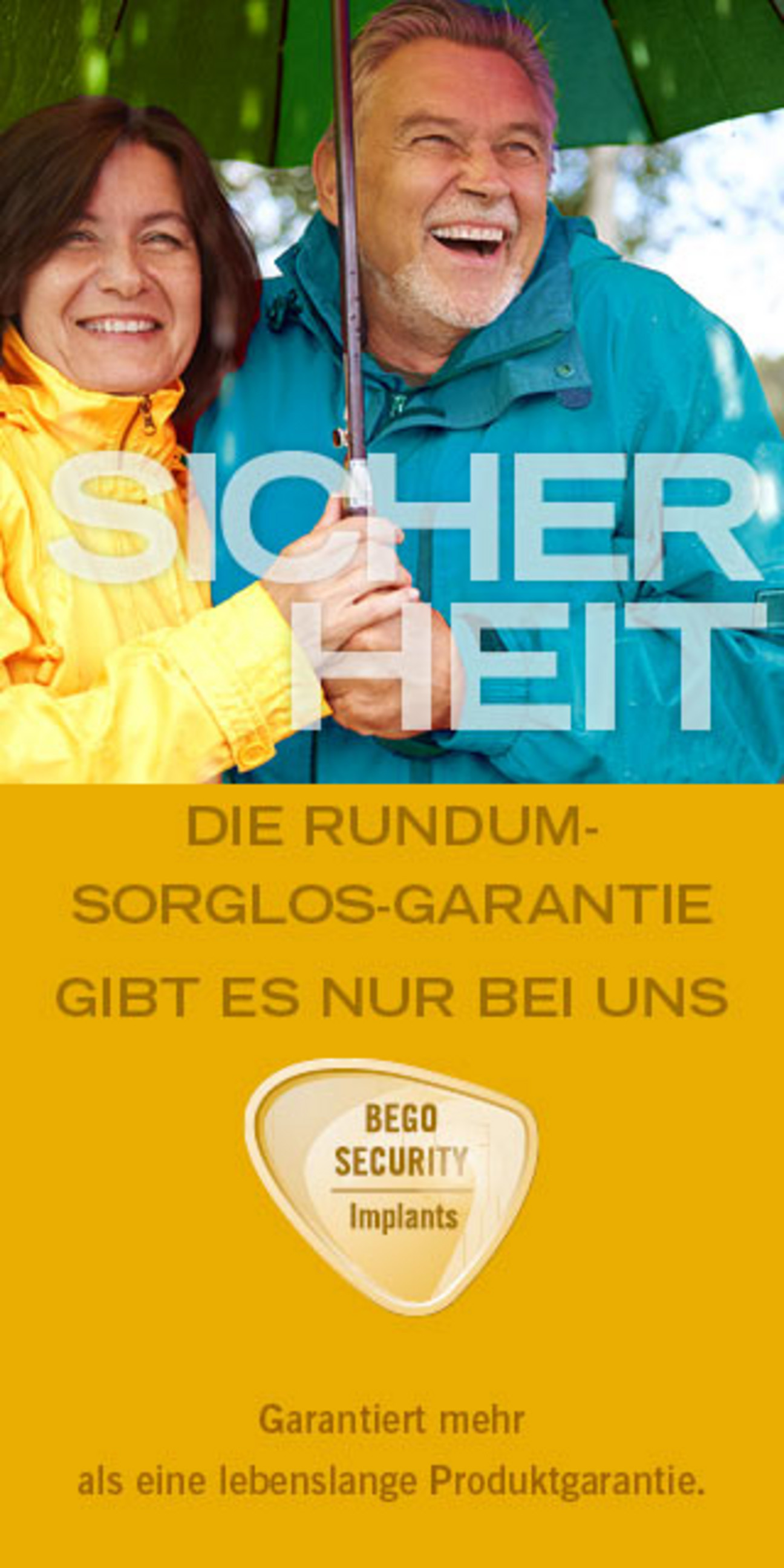 Die Rundum-Sorglos-Garantie gibt es nur bei uns – Garantiert mehr als eine lebenslange Produktgarantie