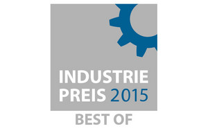 The INDUSTRIEPREIS 2015 “Best of 2015” seal.