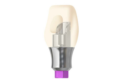 Esthetic CAD/CAM Titanbasis mit Keramik Abutment