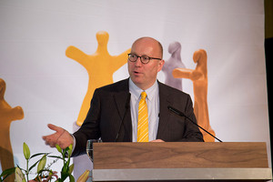 Managing Partner of the BEGO Group, Christoph Weiss, at the opening of the 52nd BISS.