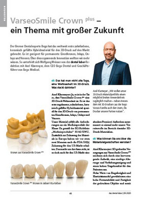 Interview: VarseoSmile Crown plus – ein Thema mit großer Zukunft