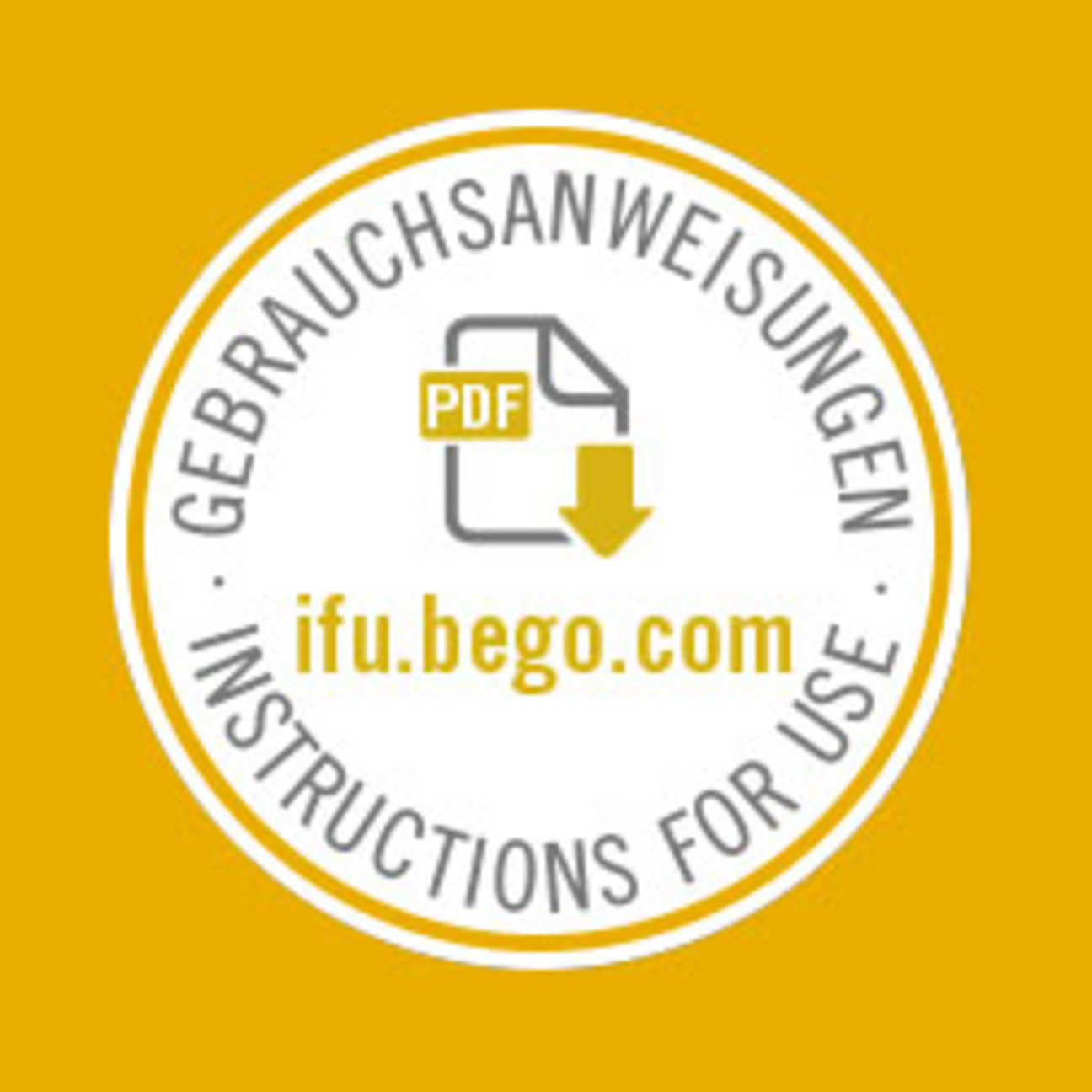 Digital instructions for use: comfortably available at any time