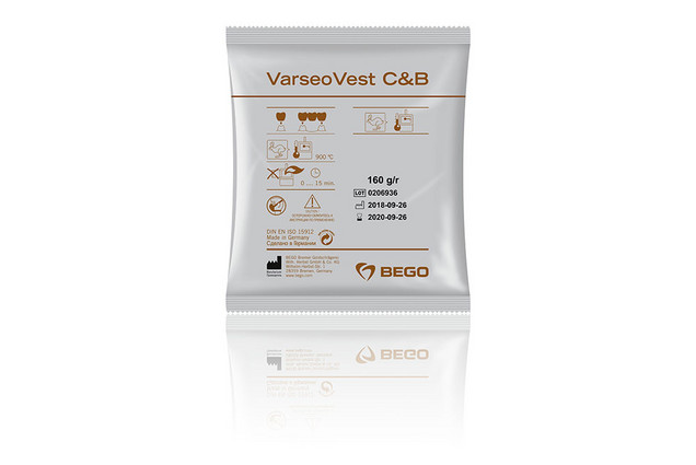 VarseoVest C&B shock-heat precision investment material, especially for casting 3D printed crown and bridge frameworks